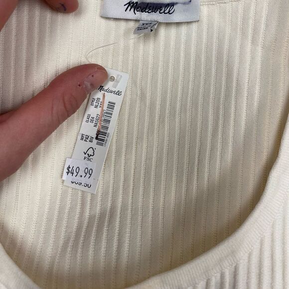 Madewell Ottoman Crop Sweater Tee - Picture 3 of 3